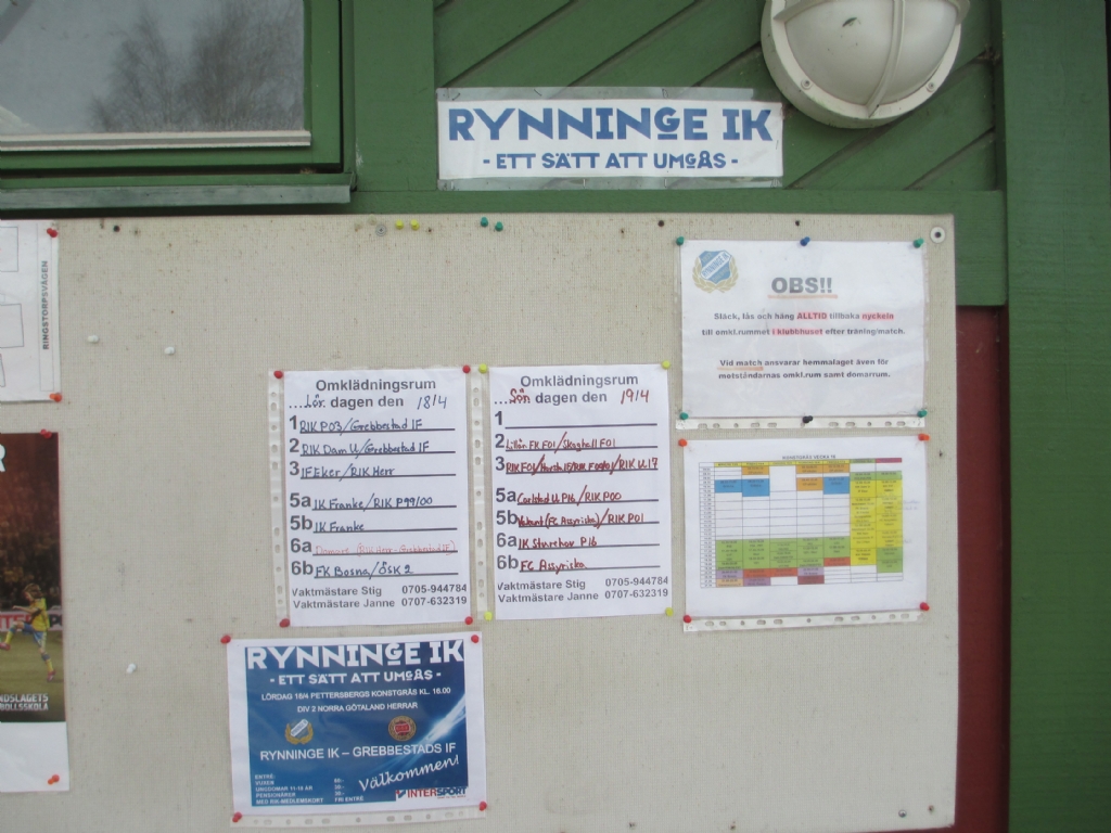 Dagens matcher på Petterbergs IP