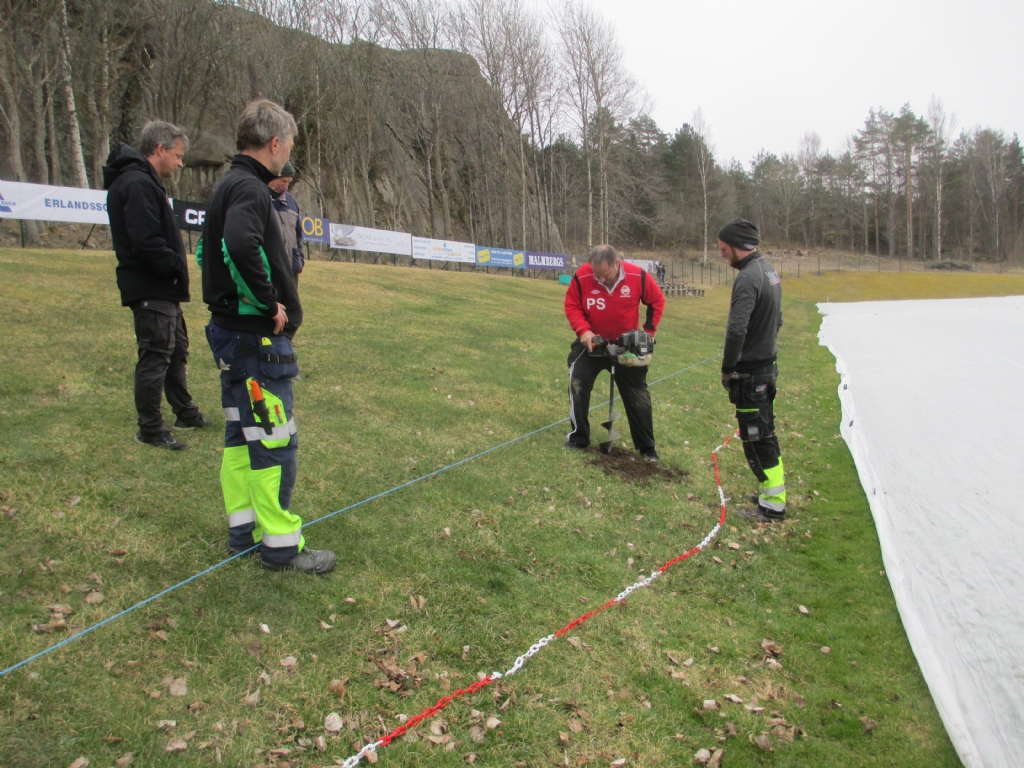 18 april Avgränsning runt planen