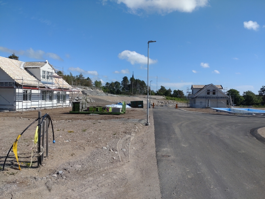 10 juni 2022 Första husen på Hagavallen