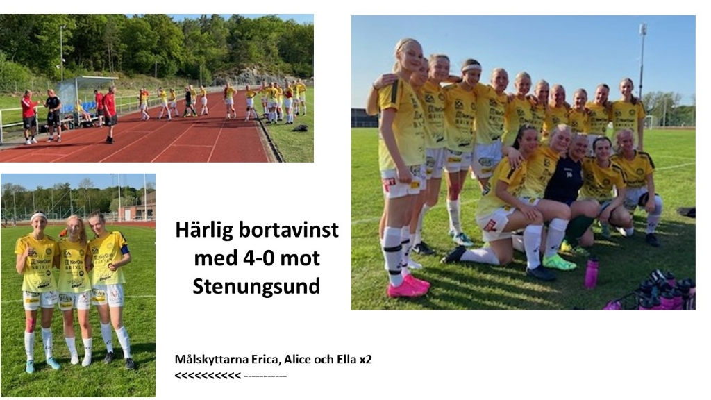 Vinst 4-0 mot Stenungsund